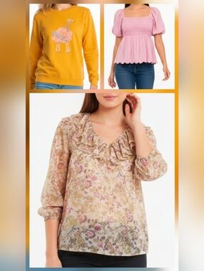 Bundle 3 Womens Size Large Tops